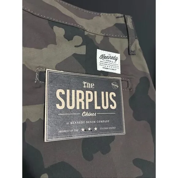 Men's Camouflage Chino Pants - Green Camo - Picture 2 of 13